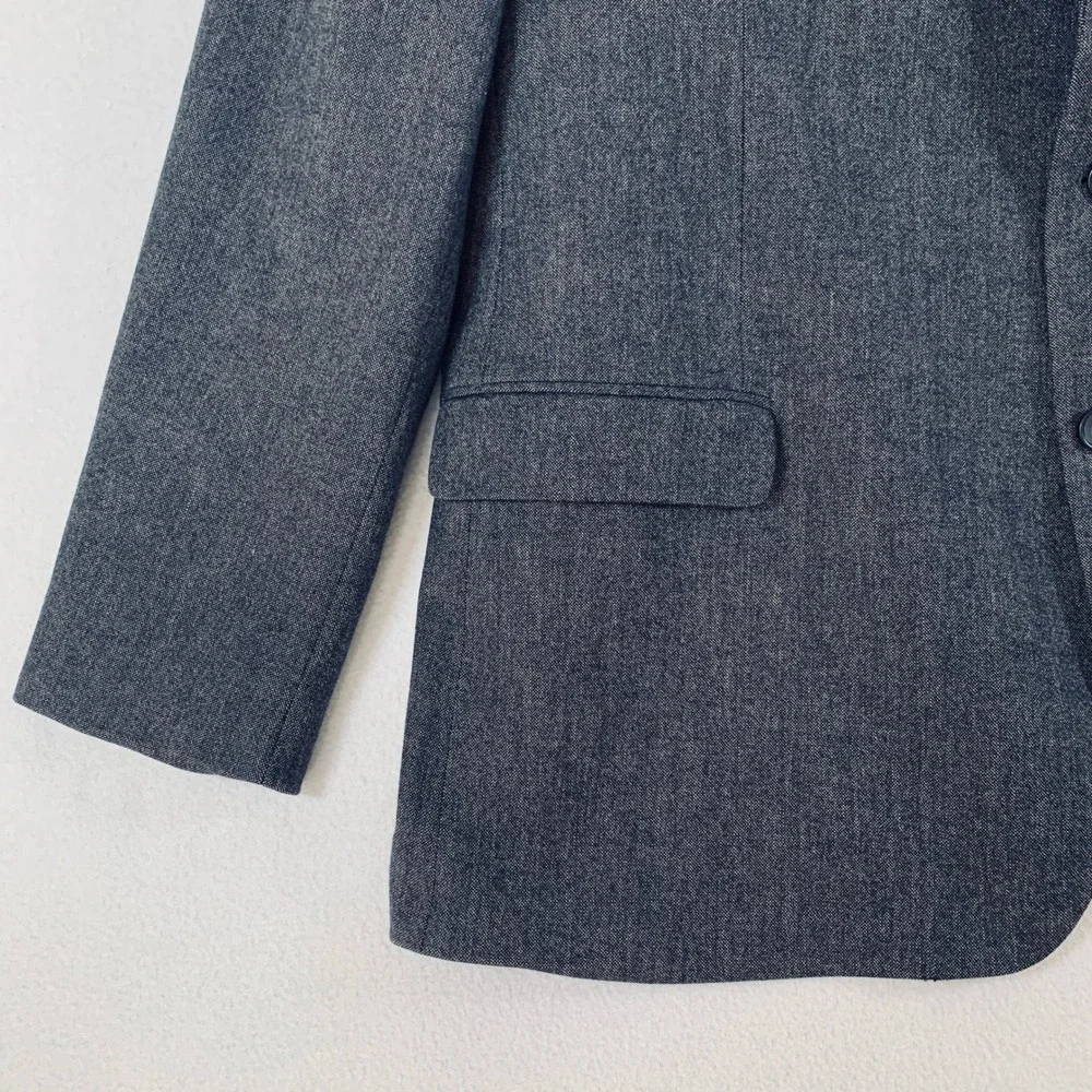 Kenneth Cole Awearness Men's 54R Slim Fit Gray Wool Blend 2-Button Blazer Jacket